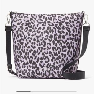 Kate Spade Chelsea Spotted Leopard Large Duffle Crossbody